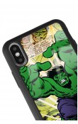 iPhone X - Xs Hulk Tasarımlı Glossy Telefon Kılıfı
