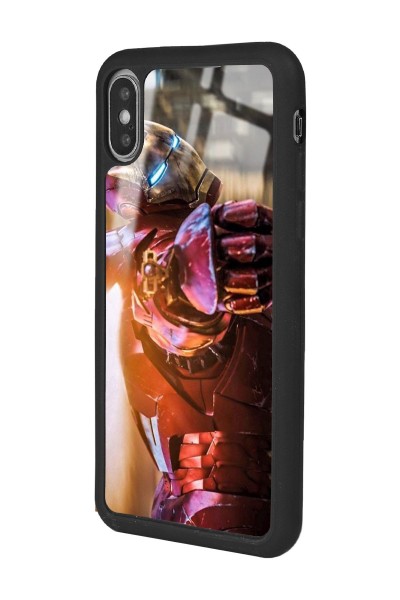 iPhone X - Xs Iron Man Tasarımlı Glossy Telefon Kılıfı