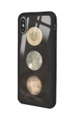 iPhone X - Xs Night Moon Tasarımlı Glossy Telefon Kılıfı