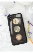 iPhone X - Xs Night Moon Tasarımlı Glossy Telefon Kılıfı