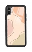 iPhone X - Xs Nude Colors Tasarımlı Glossy Telefon Kılıfı