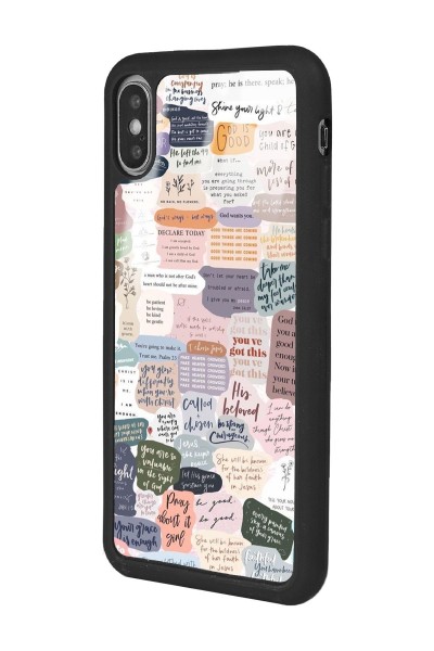iPhone X - Xs Nude Message Tasarımlı Glossy Telefon Kılıfı