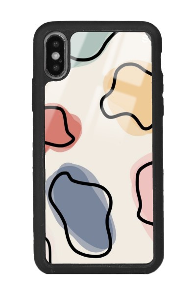 iPhone X - Xs Nude Milky Tasarımlı Glossy Telefon Kılıfı