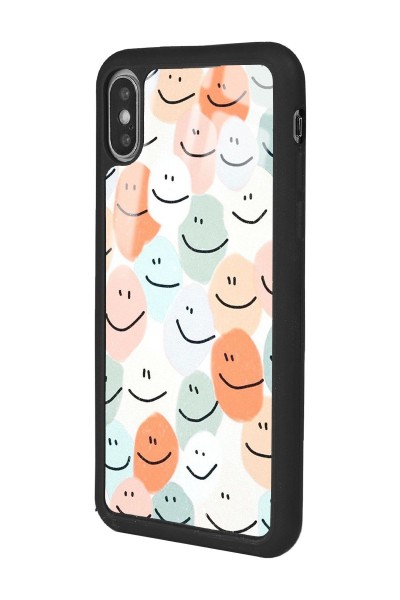 iPhone X - Xs Nude Smile Tasarımlı Glossy Telefon Kılıfı