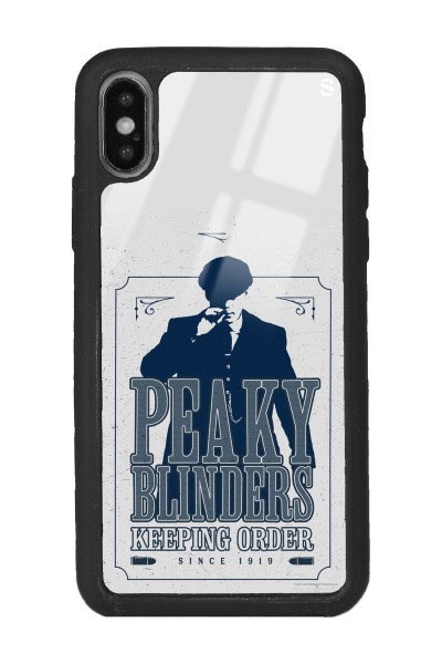 iPhone X - Xs Peaky Blinders Keeping Tasarımlı Glossy Telefon Kılıfı