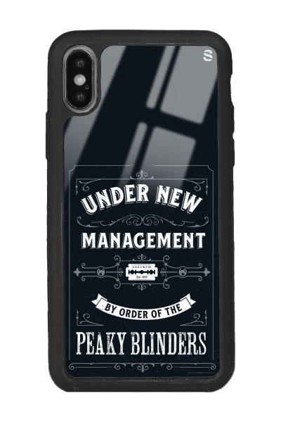 iPhone X - Xs Peaky Blinders Management Tasarımlı Glossy Telefon Kılıfı