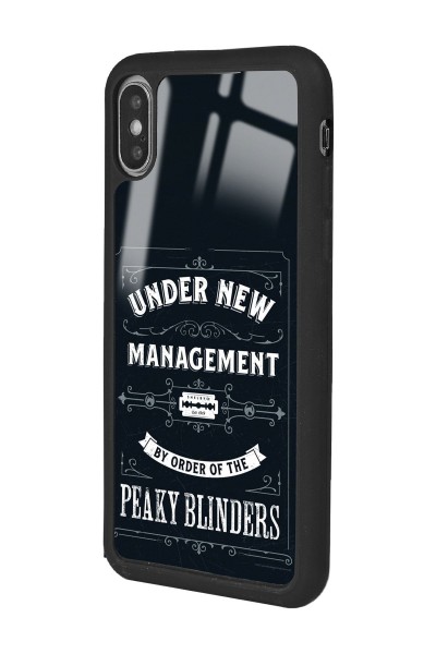 iPhone X - Xs Peaky Blinders Management Tasarımlı Glossy Telefon Kılıfı