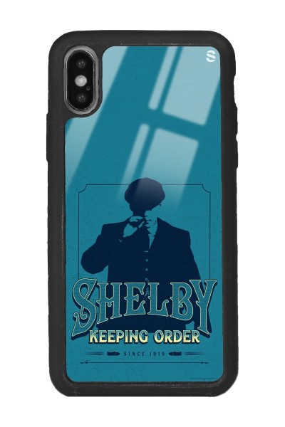 iPhone X - Xs Peaky Blinders Shelby Tasarımlı Glossy Telefon Kılıfı