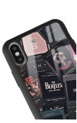 iPhone X - Xs Uyumlu Retro Music Tasarımlı Glossy Telefon Kılıfı