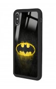 iPhone X - Xs  Uyumlu Yellow Batman Tasarımlı Glossy Telefon Kılıfı