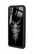 iPhone X - Xs Witcher 3 Deer Tasarımlı Glossy Telefon Kılıfı