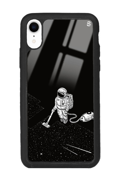 iPhone Xr Astronot Tatiana Tasarımlı Glossy Telefon Kılıfı