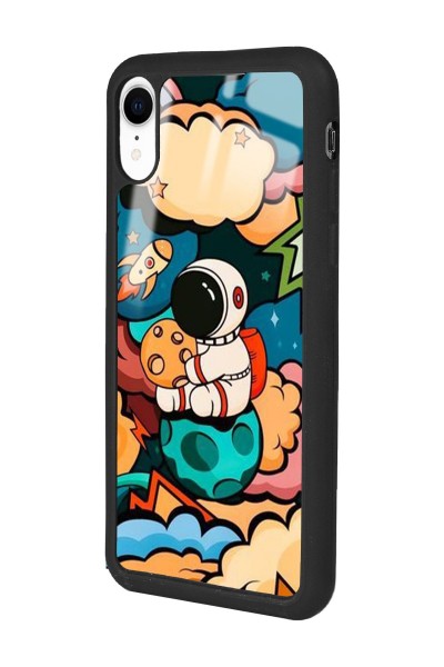 iPhone Xr Baby Astronaut Tasarımlı Glossy Telefon Kılıfı