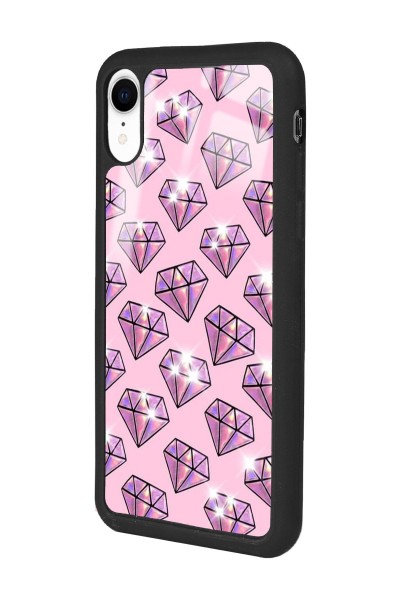iPhone Xr Diamond Tasarımlı Glossy Telefon Kılıfı