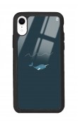 iPhone Xr Doodle Fish Tasarımlı Glossy Telefon Kılıfı