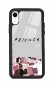iPhone Xr Doodle Friends Tasarımlı Glossy Telefon Kılıfı