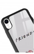 iPhone Xr Doodle Friends Tasarımlı Glossy Telefon Kılıfı