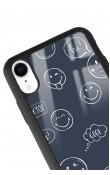 iPhone Xr Doodle Smile Tasarımlı Glossy Telefon Kılıfı
