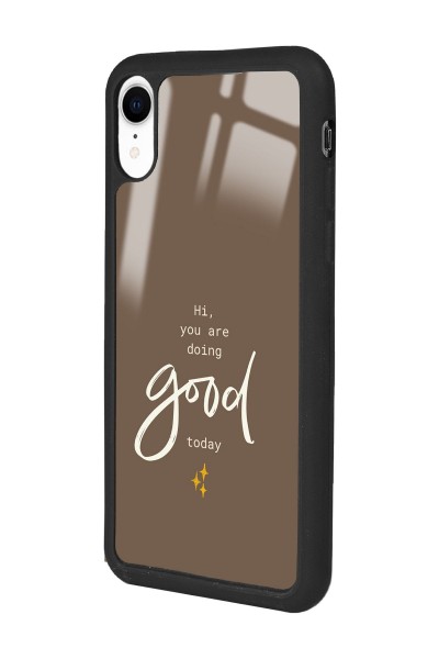 iPhone Xr Good Today Tasarımlı Glossy Telefon Kılıfı