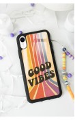iPhone Xr Good Vibes Tasarımlı Glossy Telefon Kılıfı