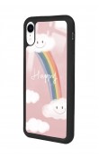 iPhone Xr Happy Cloude Tasarımlı Glossy Telefon Kılıfı