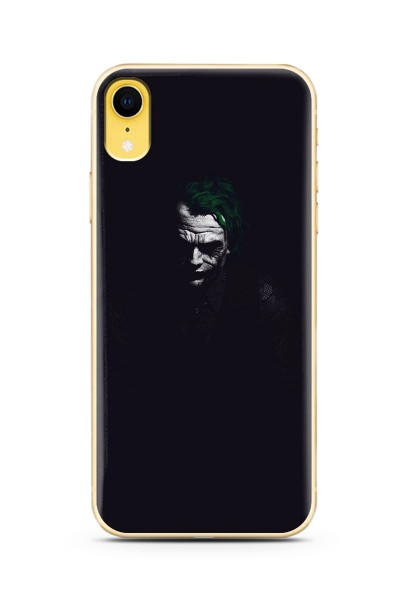 Iphone Xr Joker Tasarım Süper Şeffaf Silikon Telefon Kılıfı