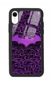iPhone Xr Lila Batman Tasarımlı Glossy Telefon Kılıfı