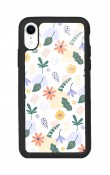 iPhone Xr Minik Çiçekler Tasarımlı Glossy Telefon Kılıfı