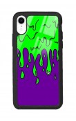 iPhone Xr Neon Damla Tasarımlı Glossy Telefon Kılıfı