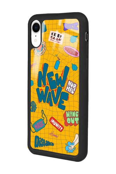 iPhone Xr New Wave Tasarımlı Glossy Telefon Kılıfı