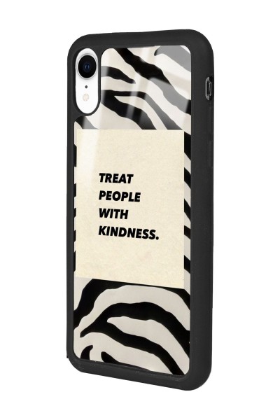 iPhone Xr Zebra Motto Tasarımlı Glossy Telefon Kılıfı