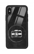 iPhone Xs Camera Tasarımlı Glossy Telefon Kılıfı
