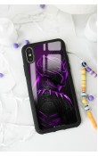 iPhone Xs Max Black Panter Tasarımlı Glossy Telefon Kılıfı