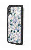 iPhone Xs Max Daisy Pattern Tasarımlı Glossy Telefon Kılıfı
