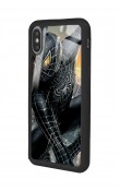 iPhone Xs Max Dark Spider Tasarımlı Glossy Telefon Kılıfı