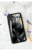 iPhone Xs Max Dark Spider Tasarımlı Glossy Telefon Kılıfı