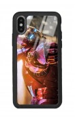 iPhone Xs Max Iron Man Tasarımlı Glossy Telefon Kılıfı