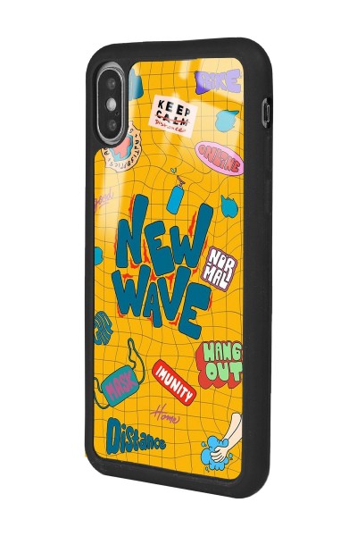 iPhone Xs Max New Wave Tasarımlı Glossy Telefon Kılıfı