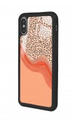 iPhone Xs Max Nude Benekli Tasarımlı Glossy Telefon Kılıfı