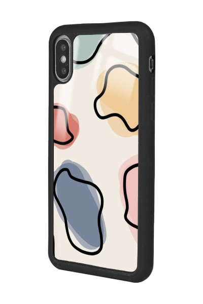 iPhone Xs Max Nude Milky Tasarımlı Glossy Telefon Kılıfı