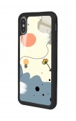 iPhone Xs Max Nude Papatya Tasarımlı Glossy Telefon Kılıfı