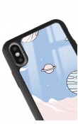 iPhone Xs Max Pastel Mount Tasarımlı Glossy Uyumlu Telefon Kılıfı