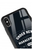iPhone Xs Max Peaky Blinders Management Tasarımlı Glossy Telefon Kılıfı