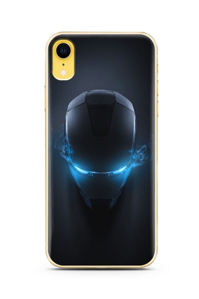 Iron Man Tasarım Süper Şeffaf Silikon Iphone Xr Telefon Kılıfı