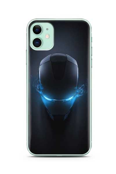 Iron Man Tasarım Süper Şeffaf Silikon Telefon Kılıfı Iphone 11