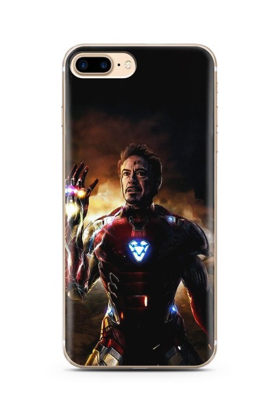 Iron Man Tasarım Süper Şeffaf Silikon Telefon Kılıfı Iphone 7 Plus