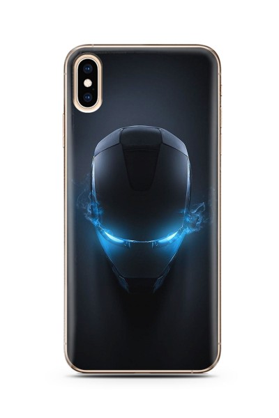 Iron Man Tasarım Süper Şeffaf Silikon Telefon Kılıfı Iphone Xs Max