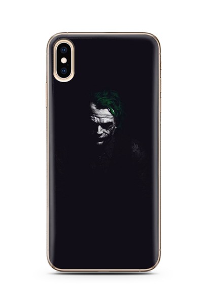 Joker Tasarım Süper Şeffaf Silikon Telefon Kılıfı iPhone Xs Max