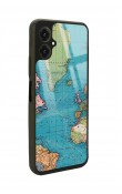 Omix X5 Atlantic Map Tasarımlı Glossy Telefon Kılıfı
