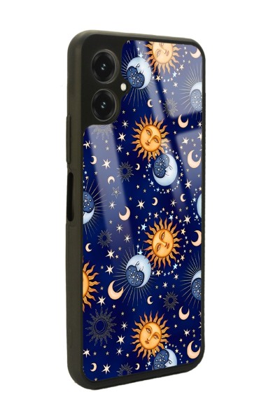 Omix X5 Ay Güneş Pijama Tasarımlı Glossy Telefon Kılıfı